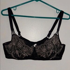 Lily of France black bra lingerie